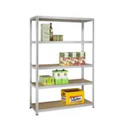 ERRO Stellingkast 120cm breed - Metalen opbergrek - 176x120x40