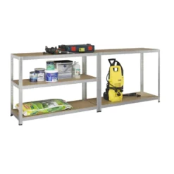 ERRO Stellingkast 120cm breed - Metalen opbergrek - 176x120x40
