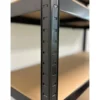 ERRO Stellingkast zwart - 120cm breed - Metalen opbergrek - 176x120x40