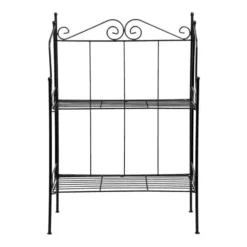 Esschert Plantenrek Levy - zwart - staal - 80 x 55 x 25 cm