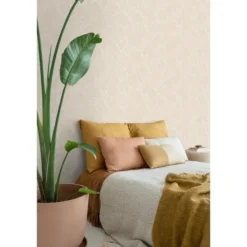 ESTAhome behang bladeren beige - 53 x 1005 cm