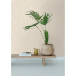 ESTAhome behang bladeren beige - 53 x 1005 cm