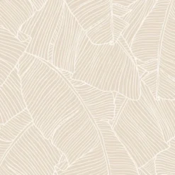 ESTAhome behang bladeren beige - 53 x 1005 cm