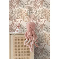 ESTAhome behang bladeren beige - 50 x 900 cm