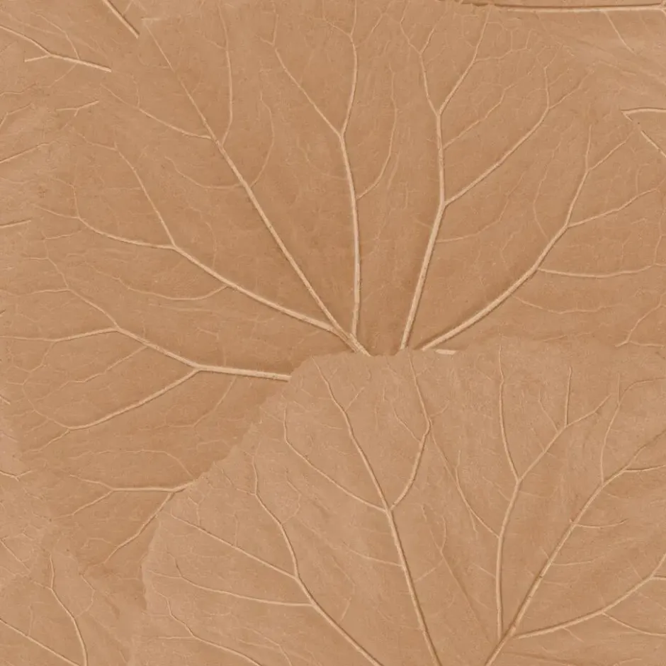 ESTAhome behang bladeren terracotta roze - 53 x 1005 cm