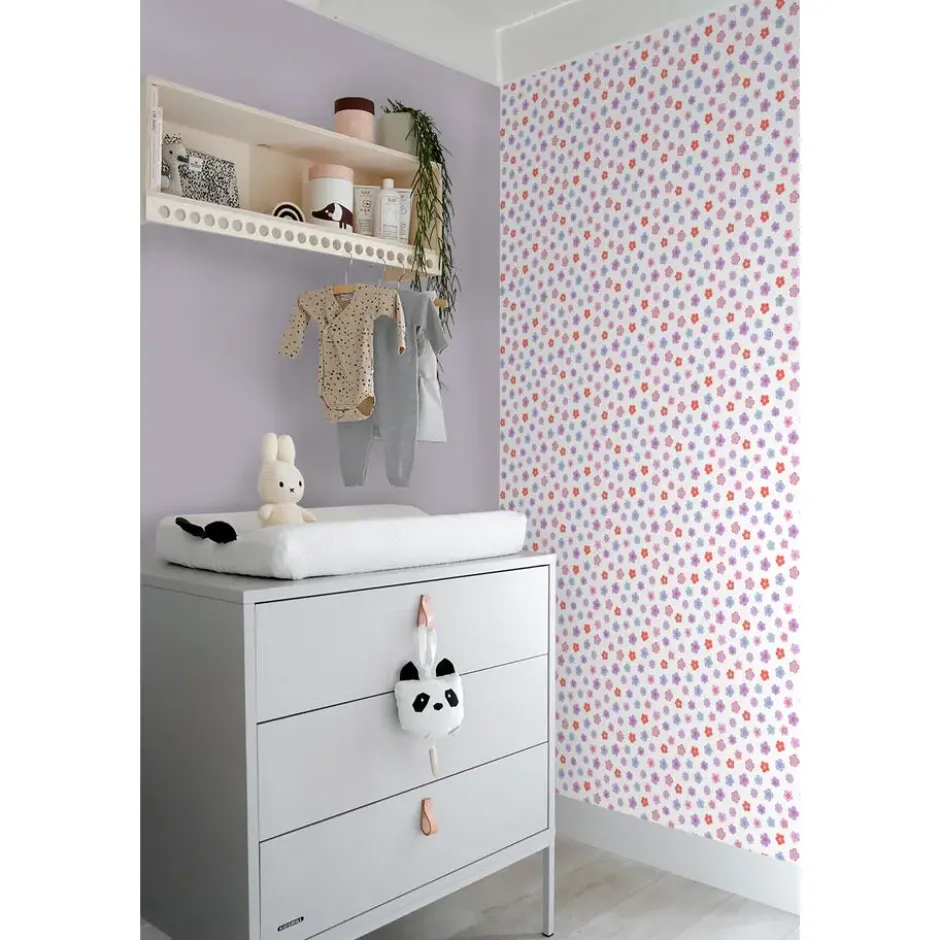 ESTAhome behang bloemetjes meerkleurig - 50 x 900 cm