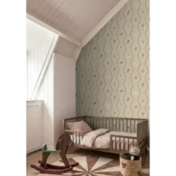 ESTAhome behang circus figuren groen - 50 x 900 cm