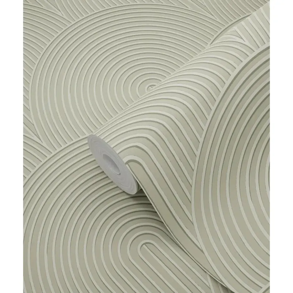 ESTAhome behang 3D-motief groen - 50 x 900 cm