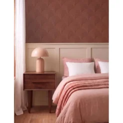 ESTAhome behang 3D-motief roodbruin - 53 x 1005 cm