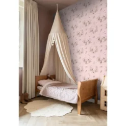 ESTAhome behang hertjes roze - 50 x 900 cm