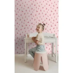 ESTAhome behang kersen roze - 50 x 900 cm