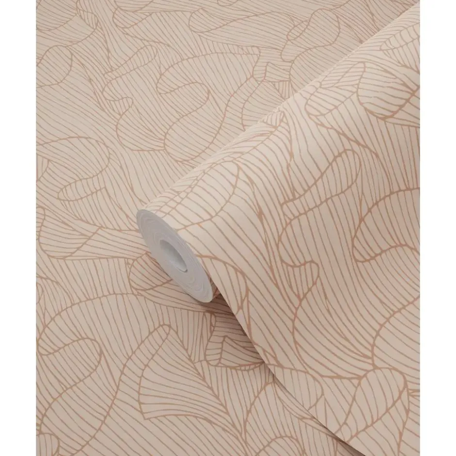 ESTAhome behang koraal licht terracotta - 50 x 900 cm