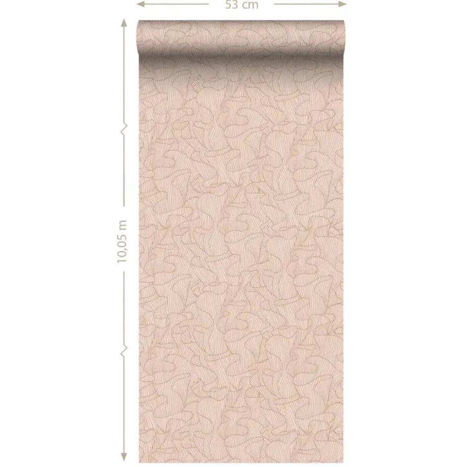 ESTAhome behang koraal terracotta roze - 50 x 900 cm