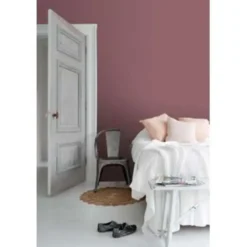 ESTAhome behang - linnenstructuur - bordeaux rood - 0.53 x 10.05 m