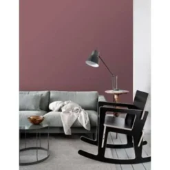 ESTAhome behang - linnenstructuur - bordeaux rood - 0.53 x 10.05 m
