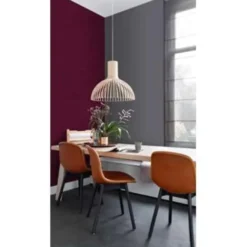 ESTAhome behang - linnenstructuur - bordeaux rood - 53 cm x 10,05 m