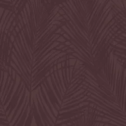 ESTAhome behang palmbladeren aubergine paars - 50 x 900 cm