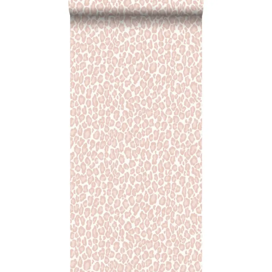 ESTAhome behang - panterprint - zacht roze - 0.53 x 10.05 m