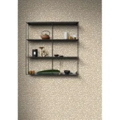 ESTAhome behang - panterprint - donker beige - 0.53 x 10.05 m
