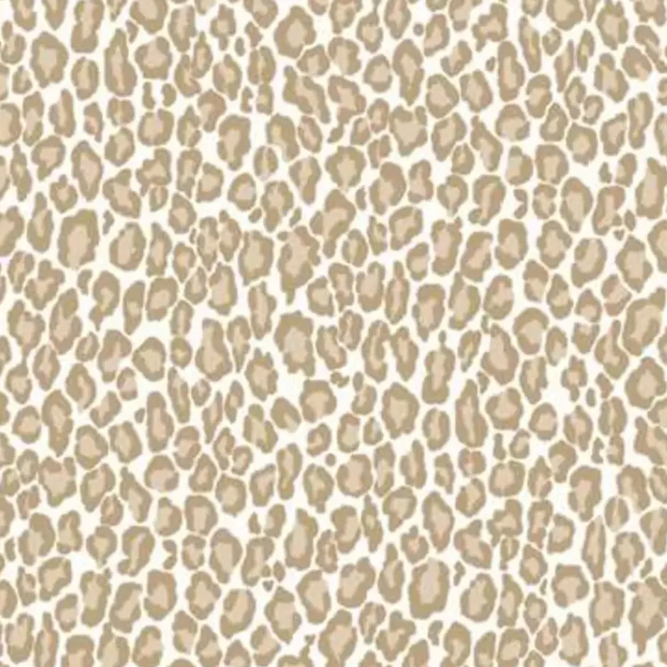 ESTAhome behang - panterprint - donker beige - 0.53 x 10.05 m