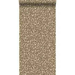 ESTAhome behang - panterprint - bruin - 0.53 x 10.05 m