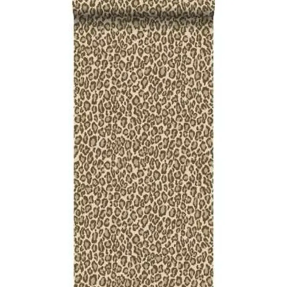 ESTAhome behang - panterprint - bruin - 0.53 x 10.05 m