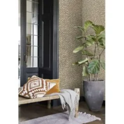 ESTAhome behang - panterprint - bruin - 0.53 x 10.05 m
