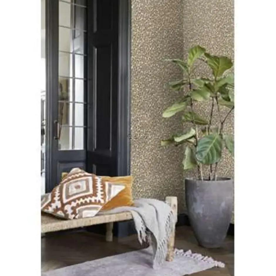 ESTAhome behang - panterprint - bruin - 0.53 x 10.05 m