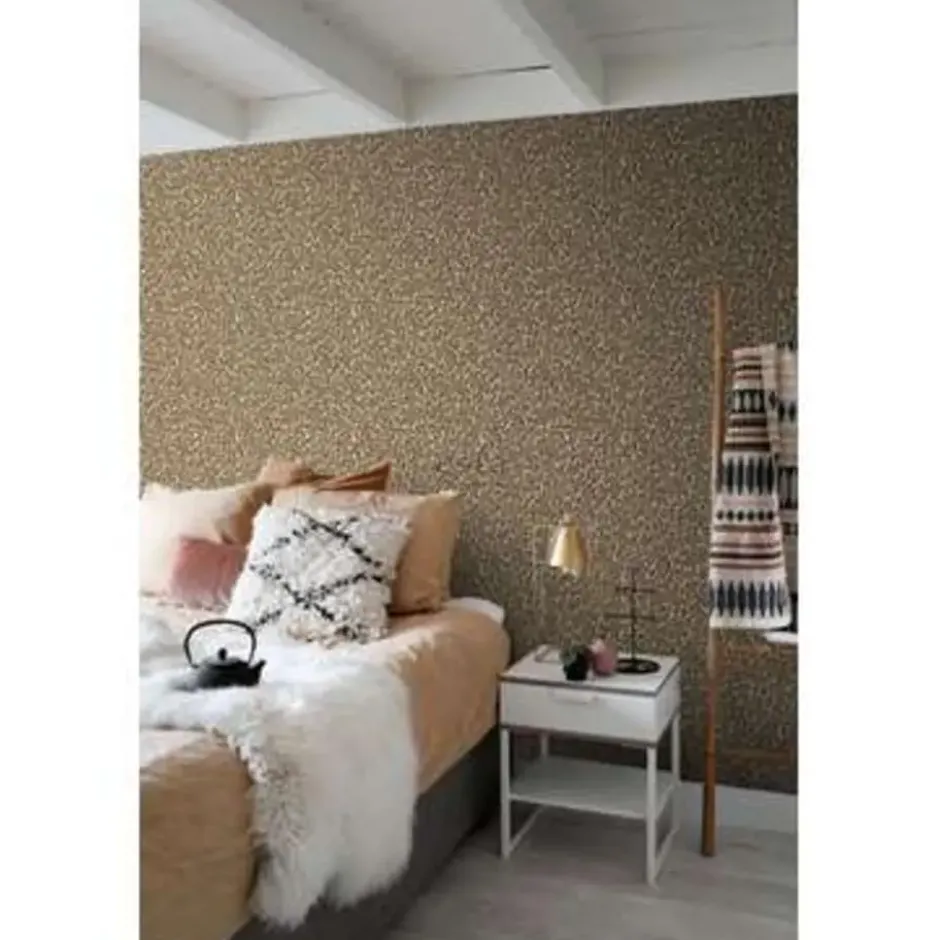ESTAhome behang - panterprint - bruin - 0.53 x 10.05 m