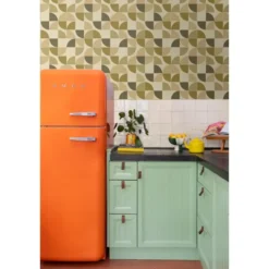 ESTAhome behang retro ornamenten olijfgroen - 50 x 900 cm