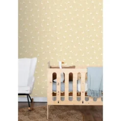 ESTAhome behang schattige ganzen geel - 50 x 900 cm