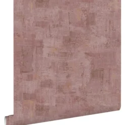 ESTAhome behang schilderachtige structuur mauve paars - 50 x 900 cm