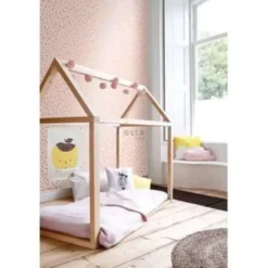 ESTAhome behang - terrazzo - zacht roze en roségoud - 0.53 x 10.05 m
