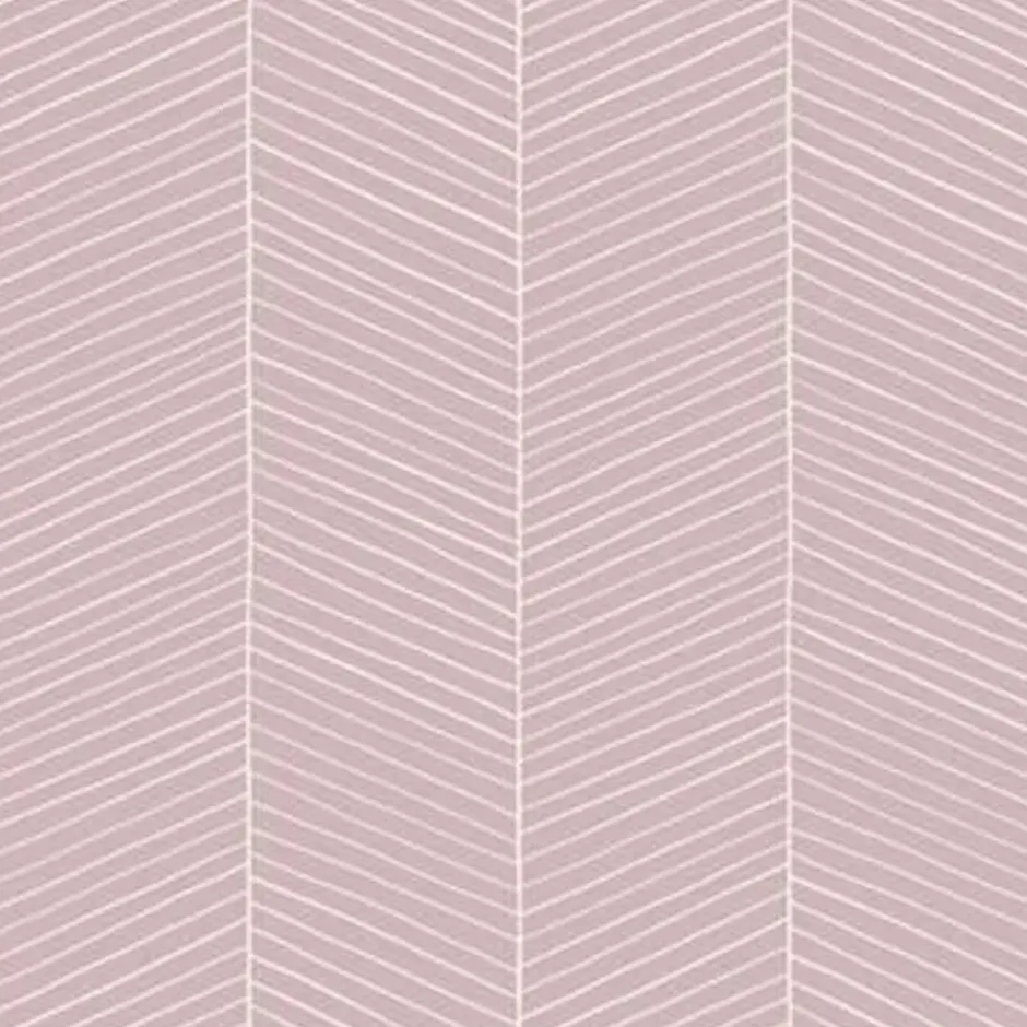 ESTAhome behang - visgraat-motief - oudroze - 0.53 x 10.05 m