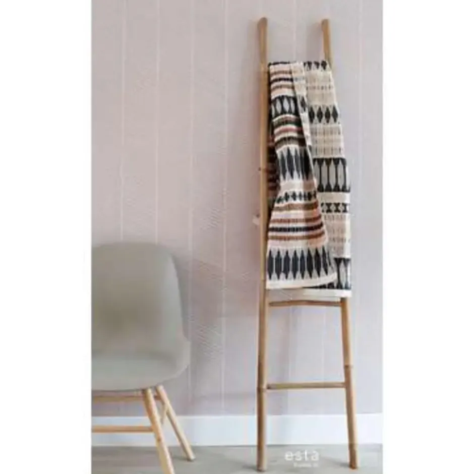 ESTAhome behang - visgraat-motief - oudroze - 0.53 x 10.05 m