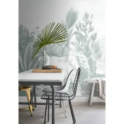 ESTAhome fotobehang jungle-motief groen - 300 x 279 cm