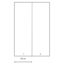 ESTAhome fotobehang lambrisering donkerblauw - 100 x 279 cm