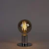 E27 3-staps dimbare LED lamp G95 smoke glas 5W 380 lm 2200K