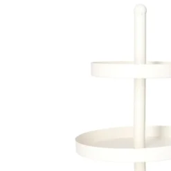 Etagere - wit - metaal - 3-laags - 30 x 55 cm - hapjes/high tea