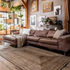 Eva Interieur Vloerkleed Jute - Naturel - 160x230cm