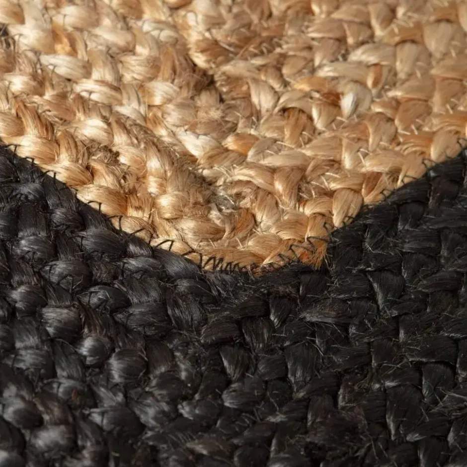Eva Interieur Vloerkleed Jute - Naturel/Antraciet - 140x190
