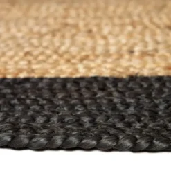Eva Interieur Vloerkleed Jute - Naturel/Antraciet - 160x230