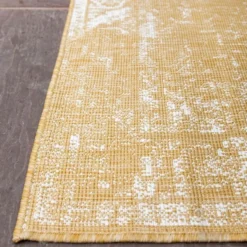 EVA Interior buitenkleed Sage geel/okergeel - 290 x 200 cm