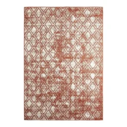 Eva Interior Buiten vloerkleed - Frost - Roest/Wit - 200x290 cm