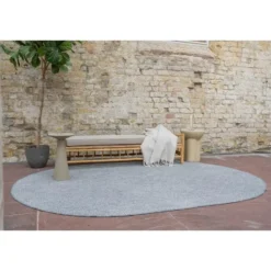 EVA Interior ovaal buitenkleed Dahl Grijs - 230 x 160 cm