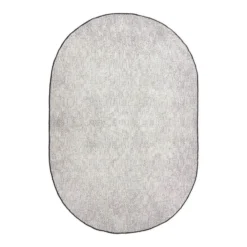 EVA Interior ovaal buitenkleed Dahl zwart - 340 x 240 cm