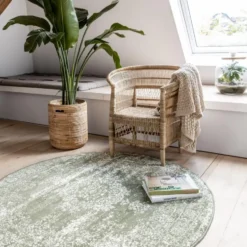 EVA Interior Vloerkleed Bloom - Groen - 235 cm - (XL)