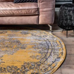 EVA Interior Vloerkleed Bloom - Geel 235 cm - (XL)