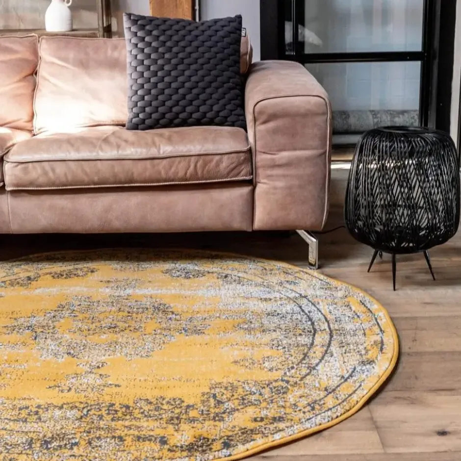 EVA Interior Vloerkleed Bloom - Geel 235 cm - (XL)