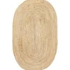 EVA Interior vloerkleed ovaal jute - naturel - 240 x 150 cm
